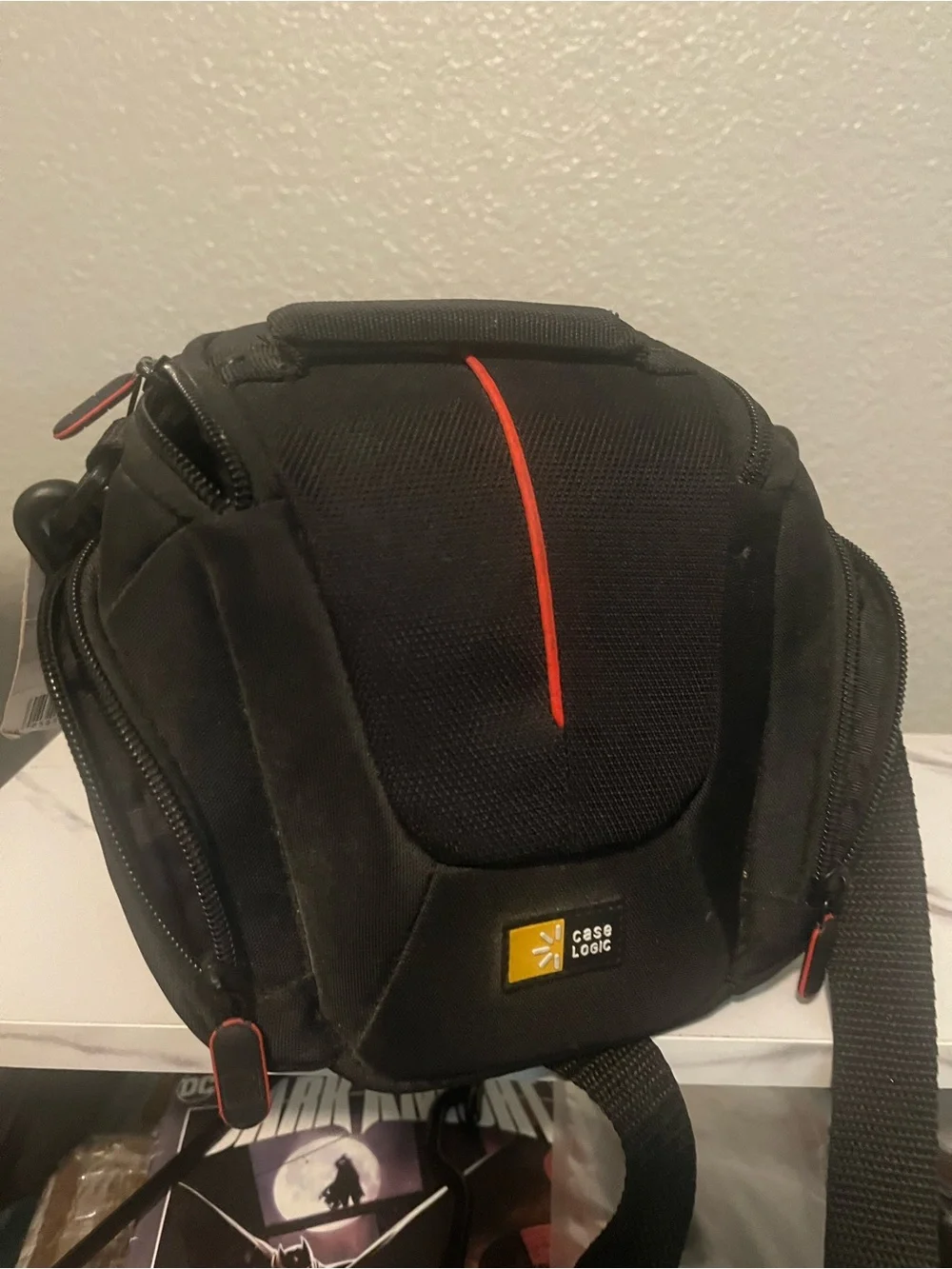 Aventura Black Camera Pouch with Shoulder Strap/Lowepro without strap. 2 Bags!